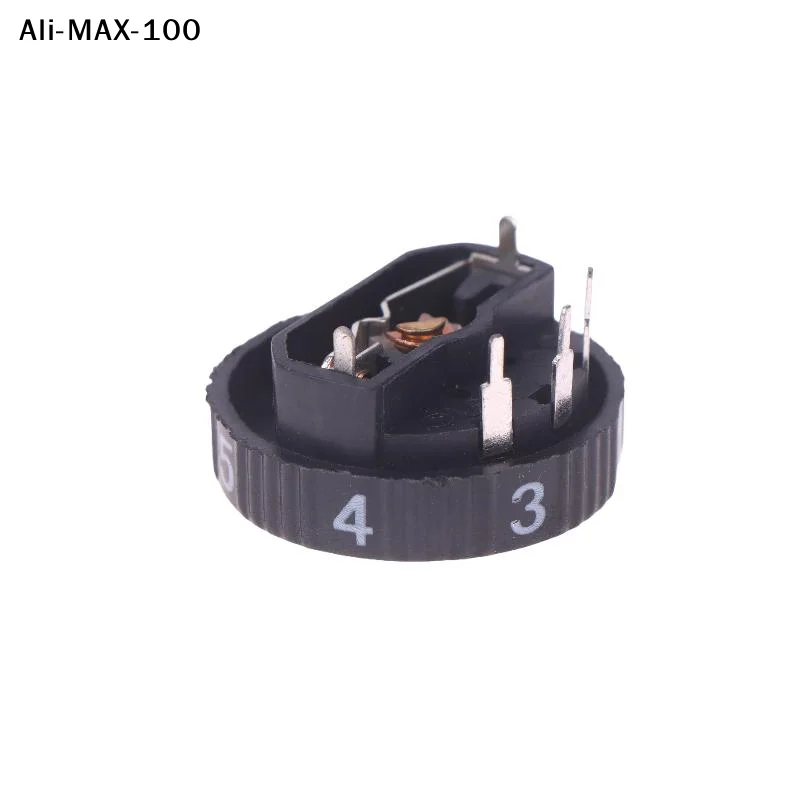 【Rw】1Pc WH 28-T Back B100K 5 Pin Pulley Potentiometer Rotates 10 Lower Belt Switch