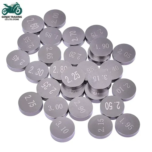 Imagen 2 del producto Cuñas de válvula de 10mm 1,85-3,2 piezas de motor de motocicleta cuñas de almohadilla de válvula ajustables diámetro 10mm Kits completos para Aprilia para KT/M