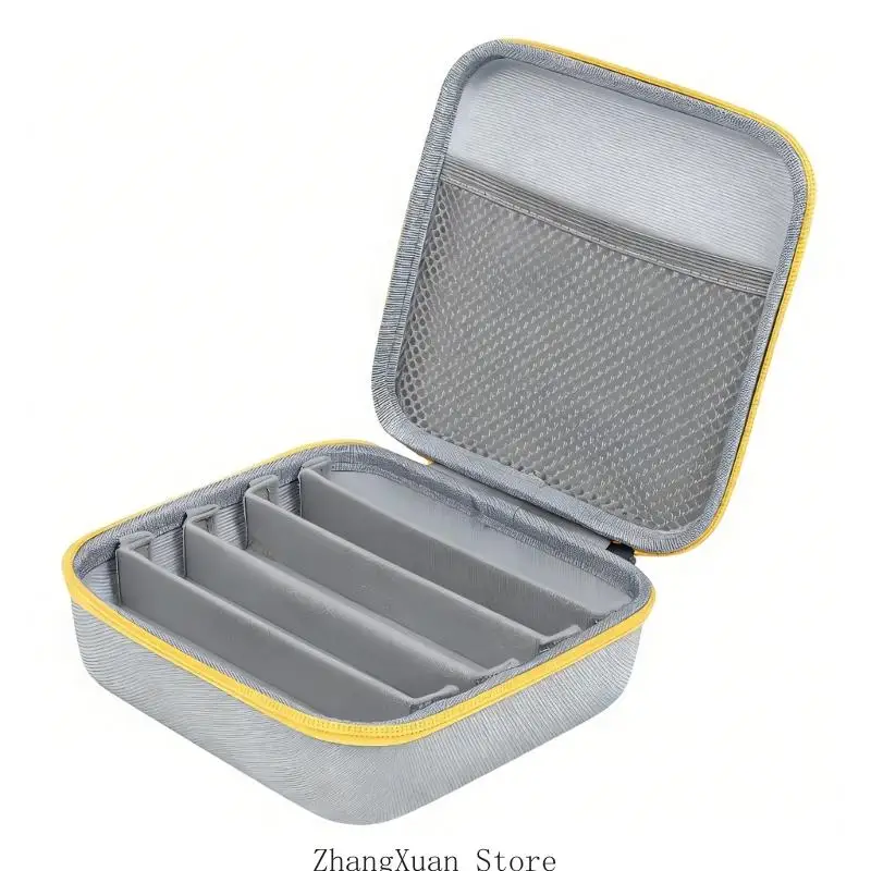 Multi-Paar-Sonnenbrillenhalter mit flexiblen Trennwänden, tragbare Brillen-Aufbewahrungsbox für Pendler oder Urlaub, 3 x – Detail 10