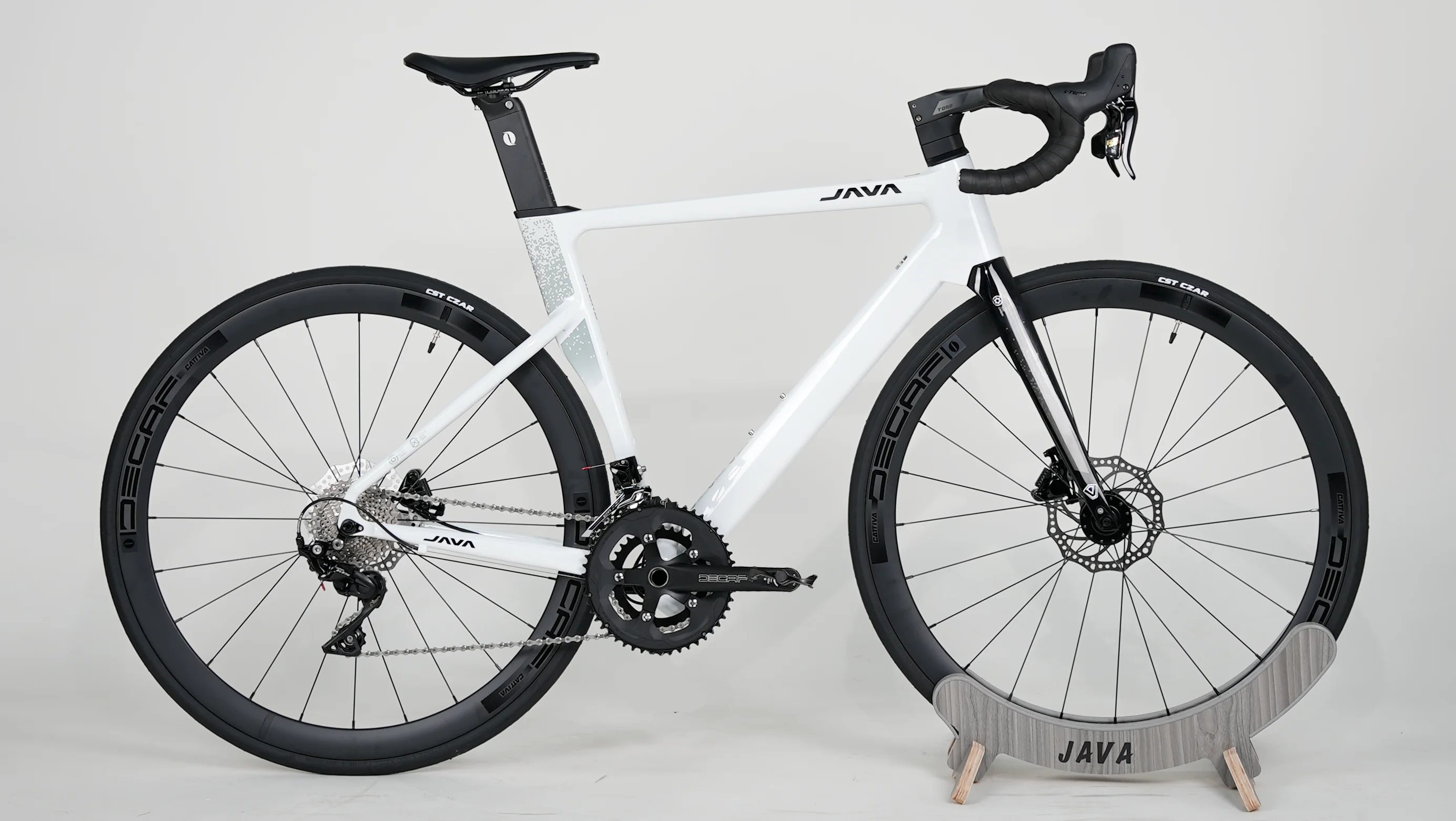 Java SILURO6 Top 24-Gang-Carbonfasergabel hydraulische Scheibenbremse 700c Rennrad