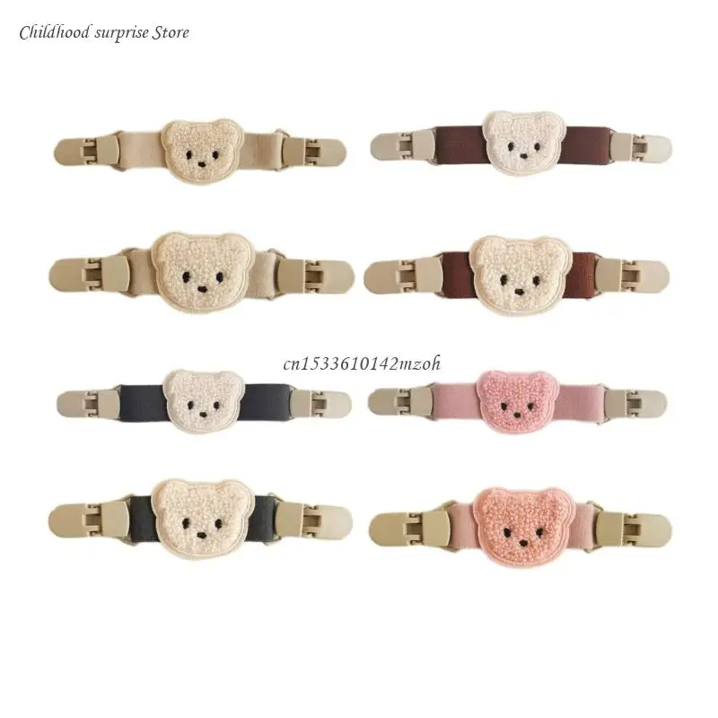 Baby Suspenders Shoulder Strap Clip Lovely Bear Shoulder Strap Nonslip Clip Dropship