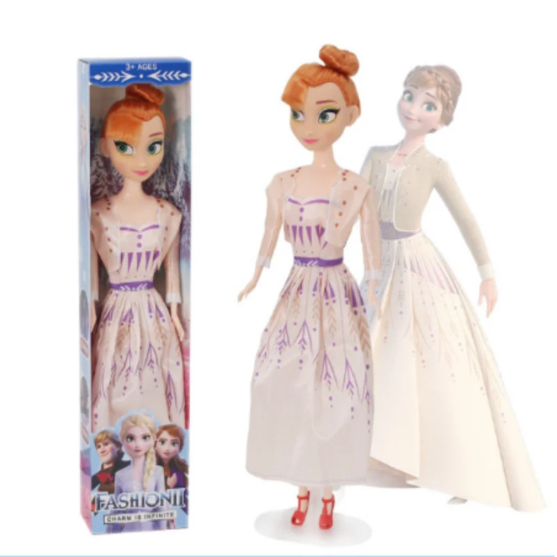 High Quality Boneca 30cm Elsa Doll Girls Toys Fever 2 Princess Anna And Elsa Dolls Clothes For Dolls Children