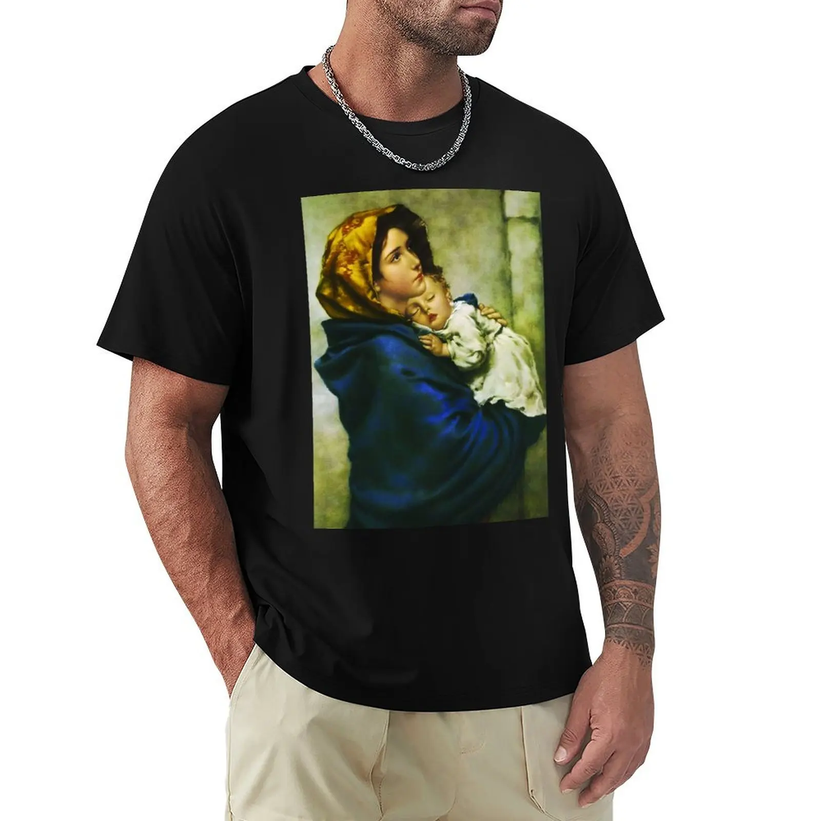 Madonnina - Virgin Mary - Madonna of the Streets T-Shirt tees tops custom t shirt quick-drying designer t shirt men