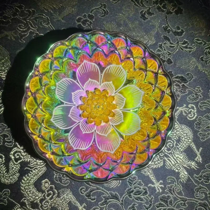 Jinyumantang luminous cup golden peacock ceramic master tea, wine and beverage color changing cup