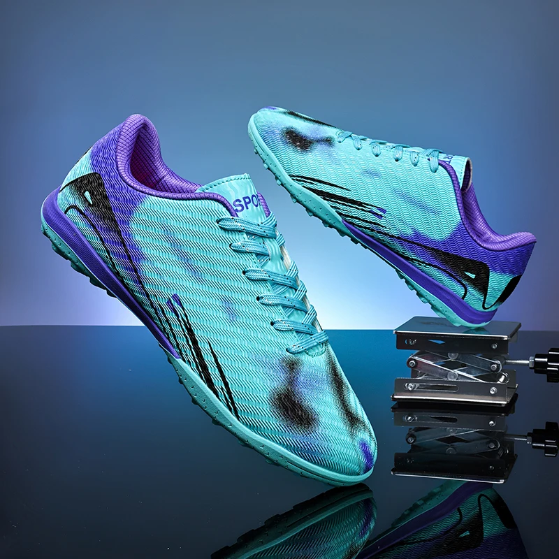 

Новые мужские футбольные бутсы, нескользящие футбольные бутсы для футзала, высококачественные бутсы для травы, кроссовки с высоким берцем, хит продаж в помещении, на открытом воздухе