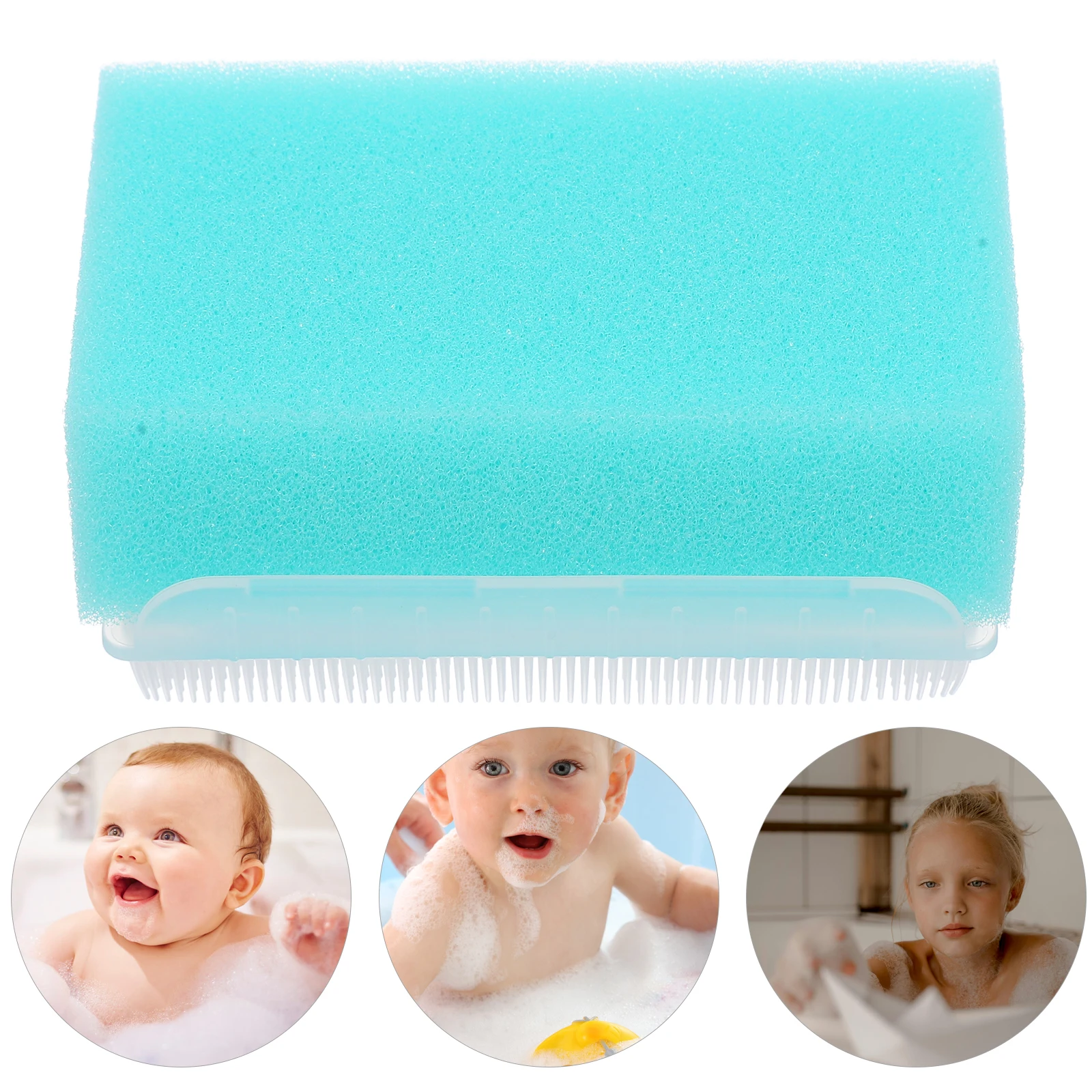 

Sensory Training Device Brush Calming Tools Blue Baby Bath Sponges Newborn Scrubber Adult Body Integration Therapy Pressure