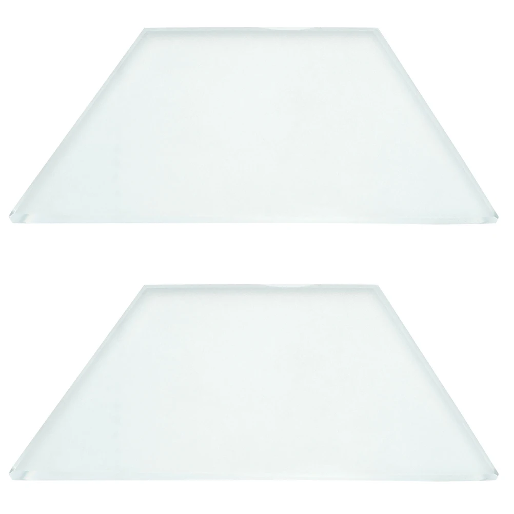 

2Pcs Optical Glass Lens Trapezoidal Glass Brick Experiment Equipment Teaching Apparatus for Light Convergence Principle Physics