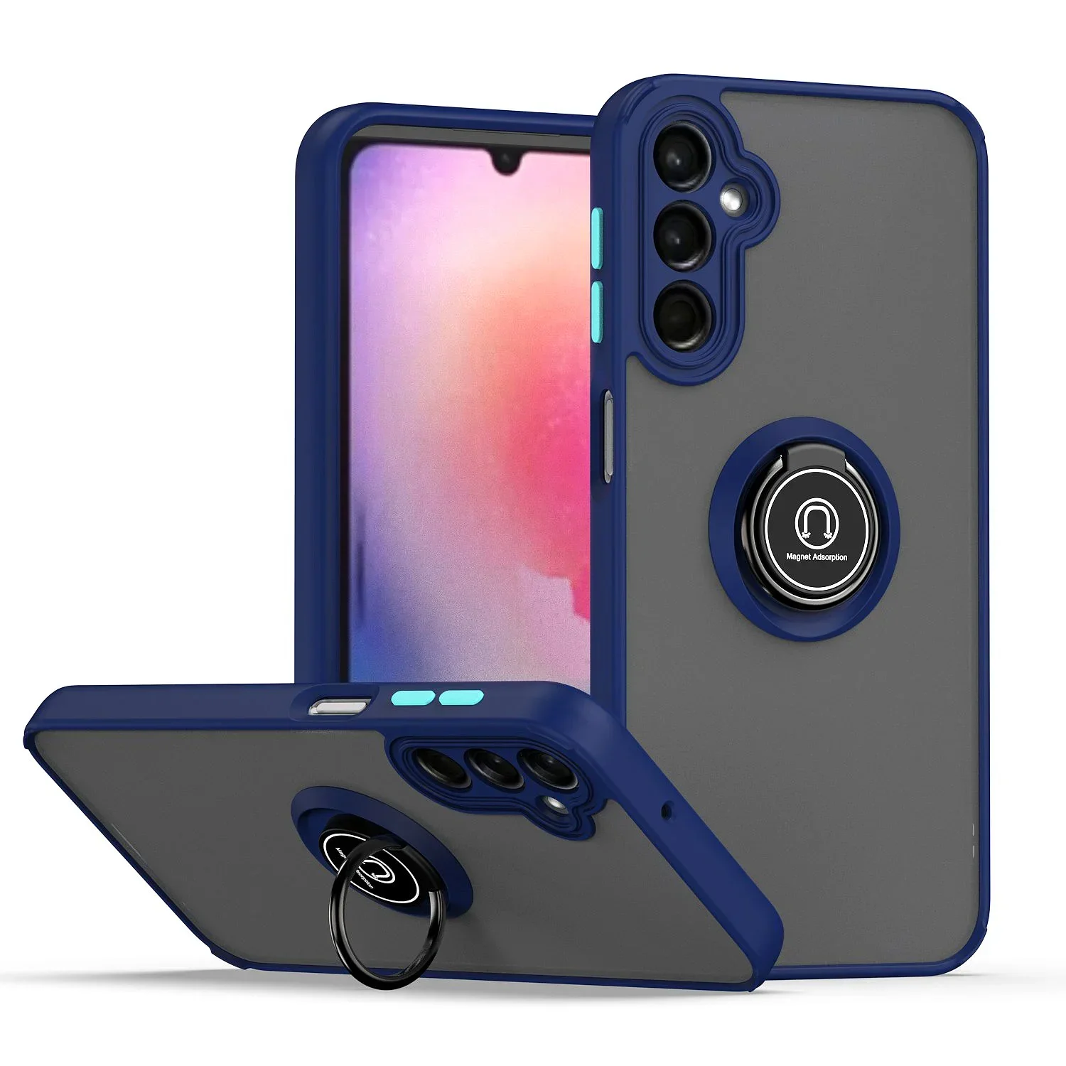 360 Rotatie Beugel Case Funda Voor Samsung Galaxy A24 Voertuig Magnetische Behuizing Samsung Galaxy A14 A34 A54/Galaxy A23 A22 A12 A52