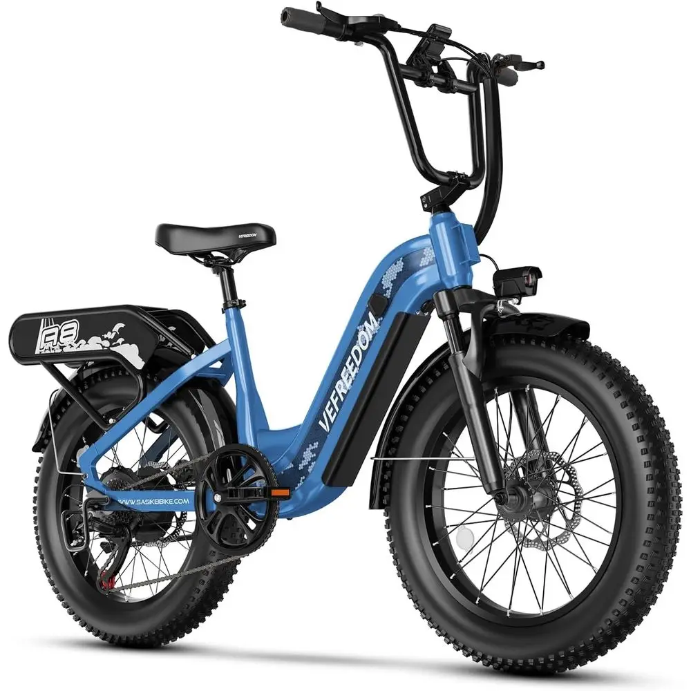 

1500W Electric Bike or Adults ull Suspension,48/52v 20AH Electric Dirt Bike with 20" x 4.0 at Tire,70 Miles Electric ycle, Ebike