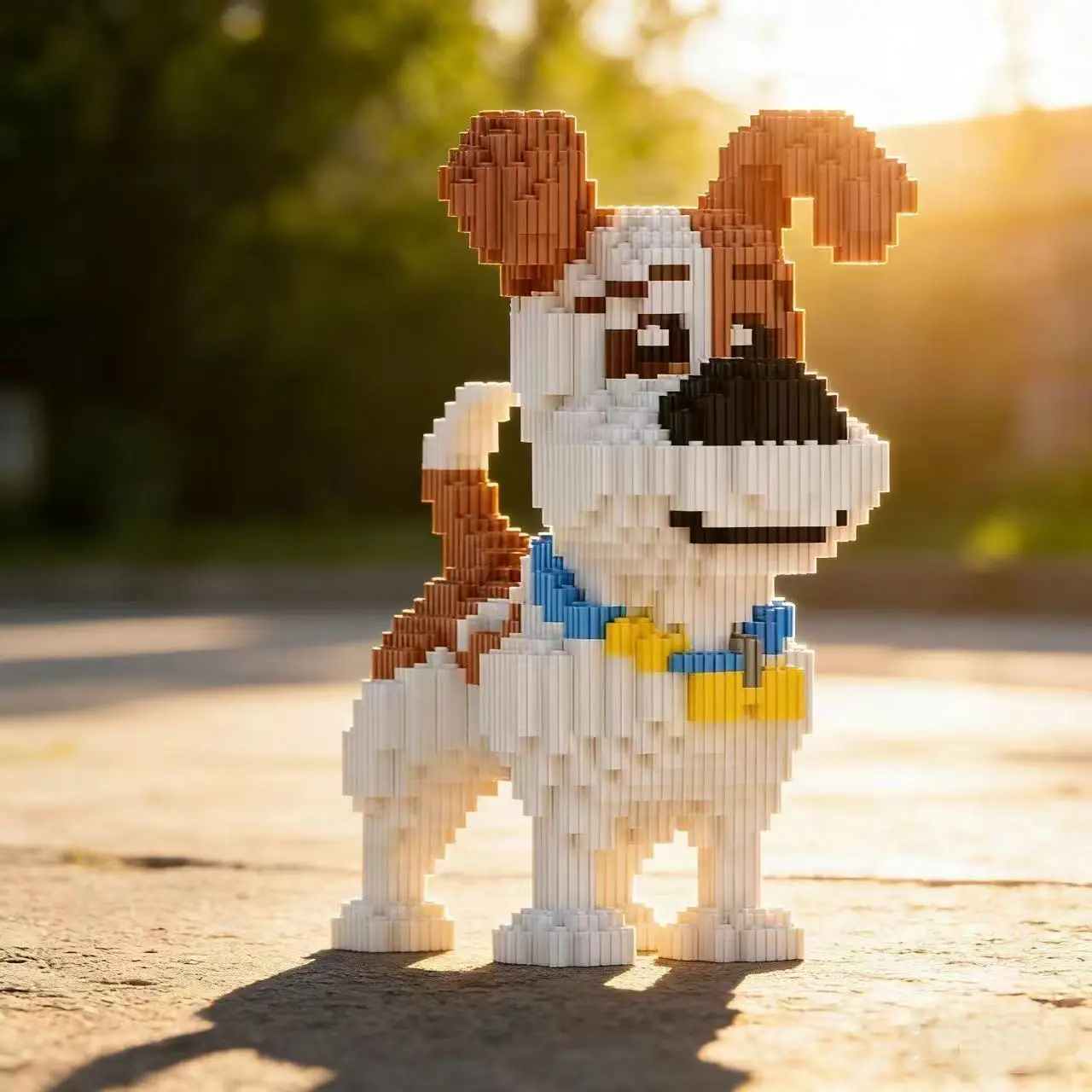 

3D Pet Cute Dog Micro Diamond Building Block Small Particle Learning Animal Assembly Model Ornaments Brick Toys Kids Gifts