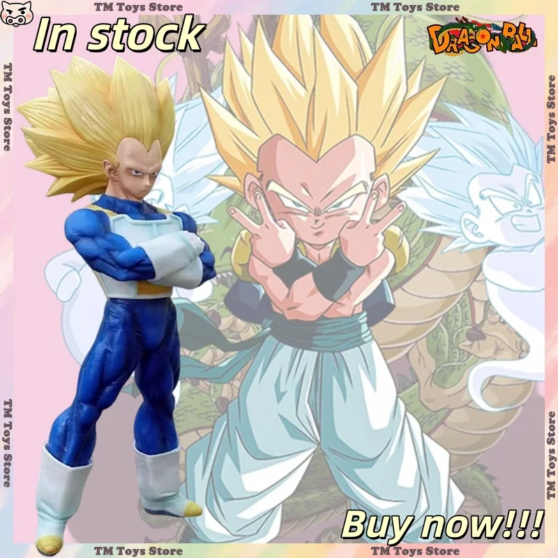 

Dragon Ball DAIMA Vegeta SSJ3 Аниме Фигурки Super Saiyan 3 Bejīta Статуя из ПВХ Орнамент Коллекционная модель игрушки Рождественский подарок на складе