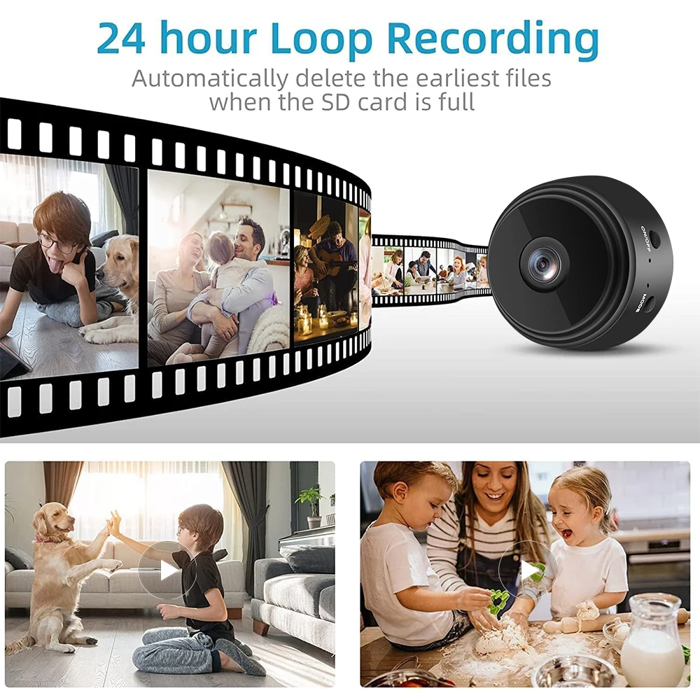 A9 1080P HD Mini WiFi Wireless IP Camera Infrared Night Vision Security Protection Outdoor Video Surveillance Cameras For Home