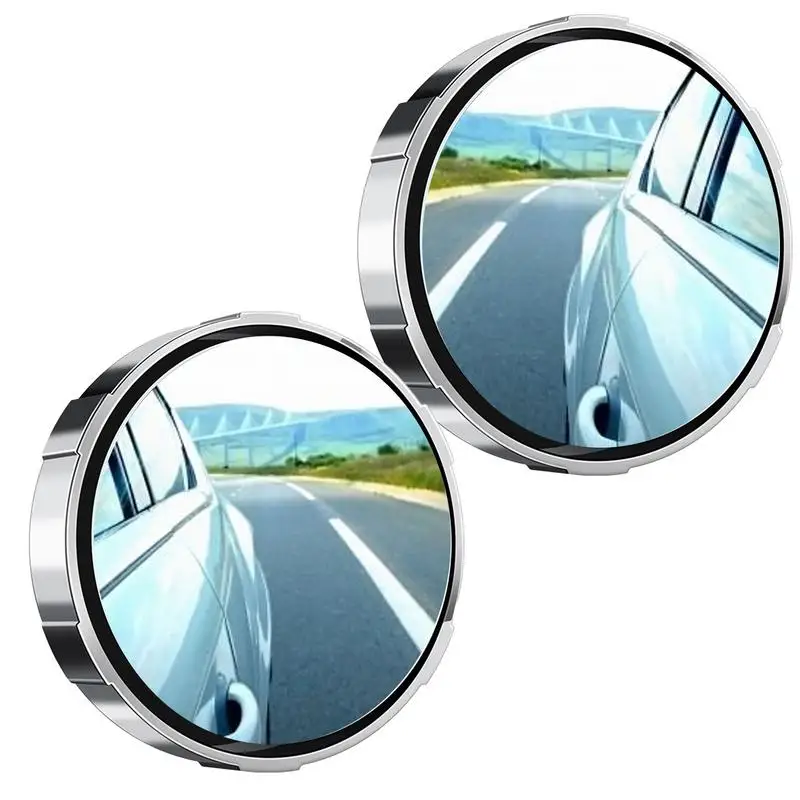 Side Rear View Mirrow Suction Cup 360 Degree Adjustable Rear View Mirrow 2PCS Multipurpose Automotive Accessories Round Side