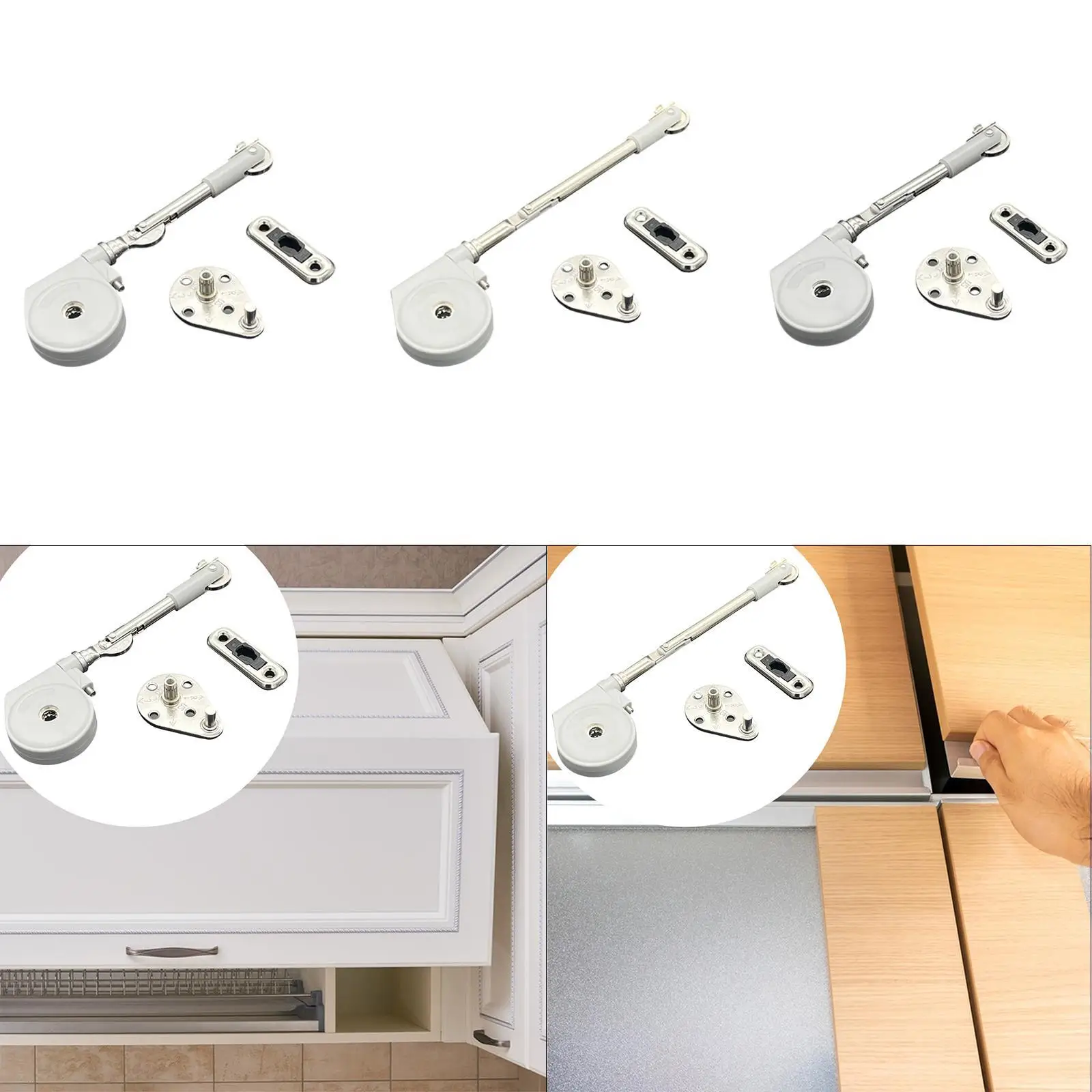 Cabinet Door Hinge Lid Support Hinge Open Close Wardrobe Closet Heavy Duty Pneumatic Support Damping Support Rod