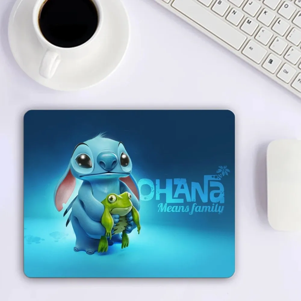 Alfombrilla de ratón de Lilo & Stitch, accesorios para Pc, alfombrilla de escritorio para ordenador