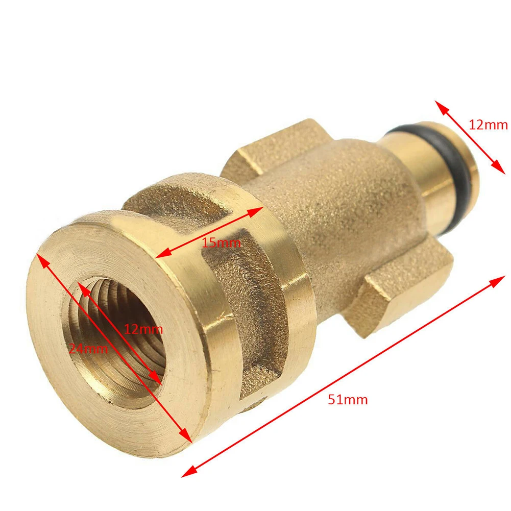 Useful Connector Adapter Accessories Fitting High Pressure Metal/Plastic Pressure Replace Threaded Tool Useful