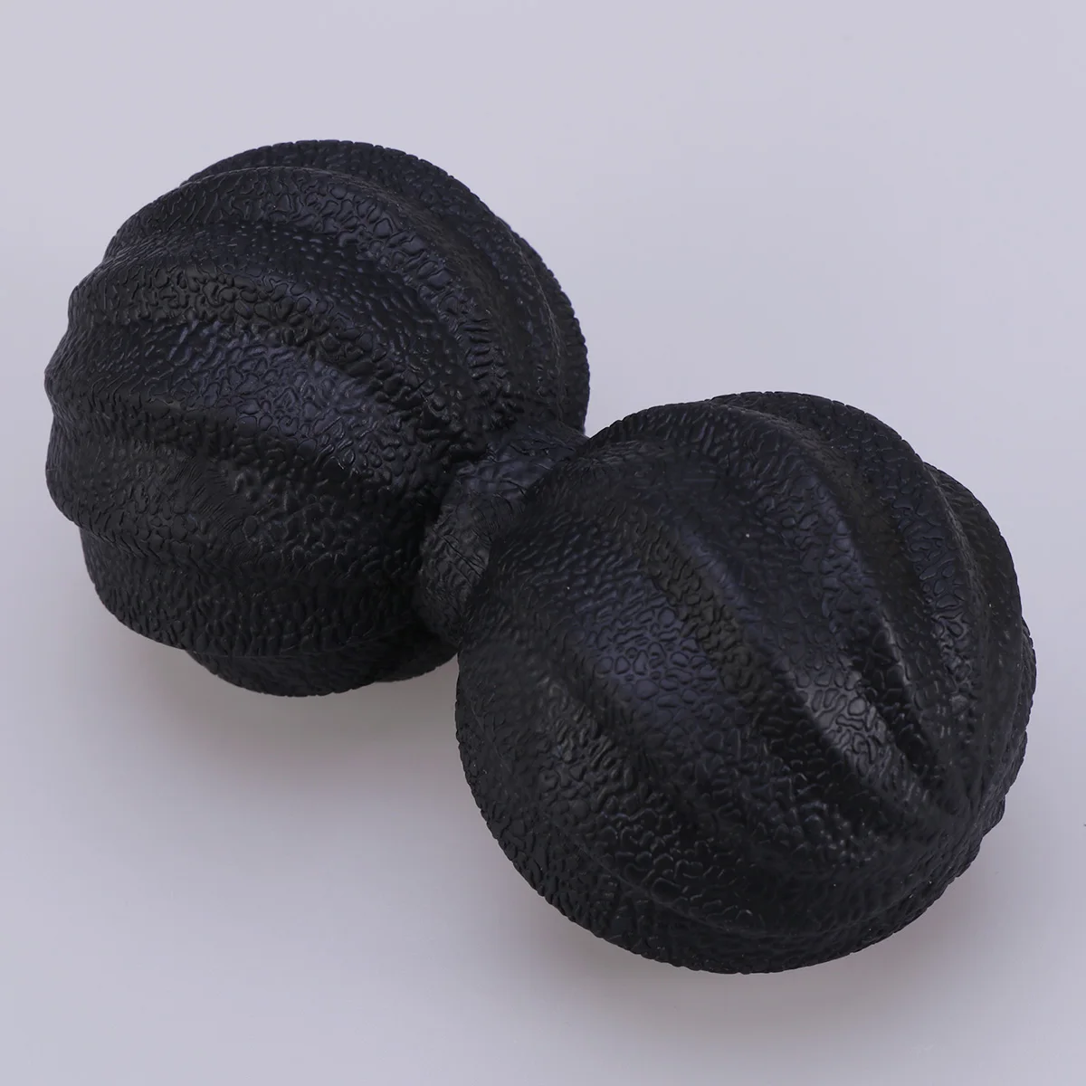 

TPE Peanut Fitness Relax Relieve Massage Ball Therapy Trigger Full Body Exercise Sports Yoga Balls Iron (Black)