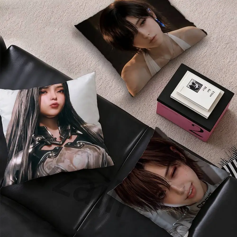 S-Stellar B-Blade eve Polyester Printed Pillow Cover Square 30 35 40 45 50 55 cm Soft for Sofa Bed Car Home Decor