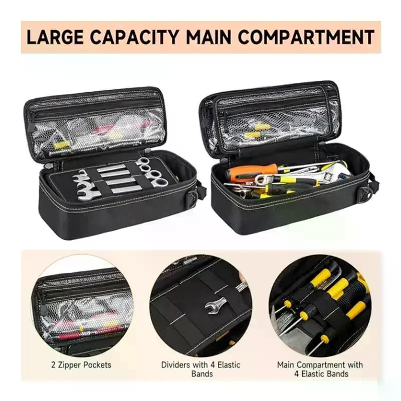 Small Shoulder Tool Bag, Tactical Tool Pouch, Portable Practical Tool Storage Case With Shoulder Strap, Suitable For EDC, Motor