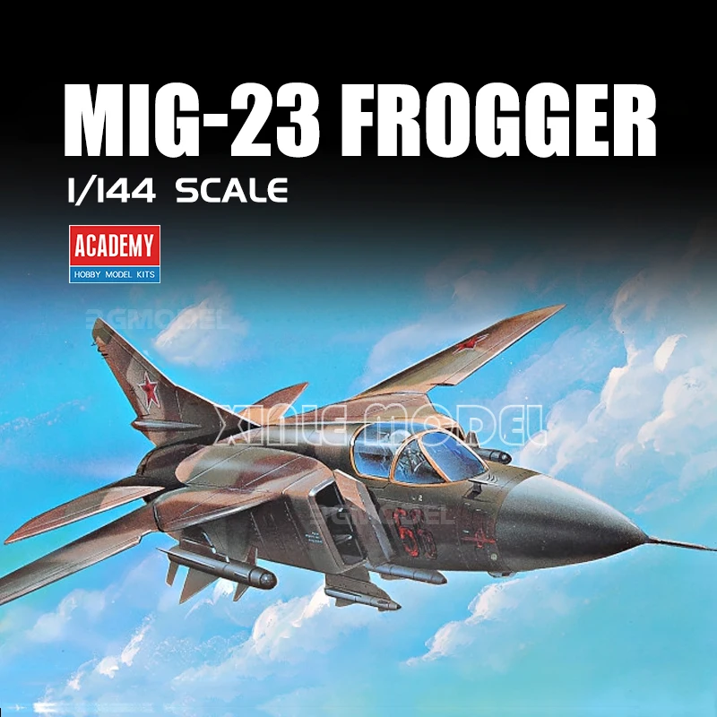 

Комплект модели самолета Academy в сборе 12614 Mig-23 FLOGGER Myśliwiec MiG 1/144