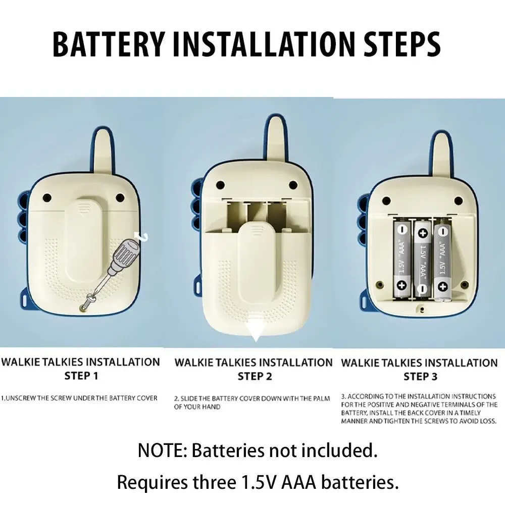 1 ペアの素敵な恐竜トランシーバー長距離着用可能なランヤードワイヤレス通信ワンクリック通話