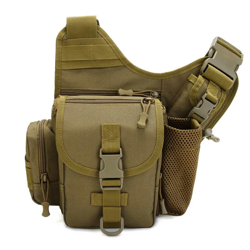 Sac de pêche camouflage à bandoulière pour l'extérieur, modèle Road Runner Up
