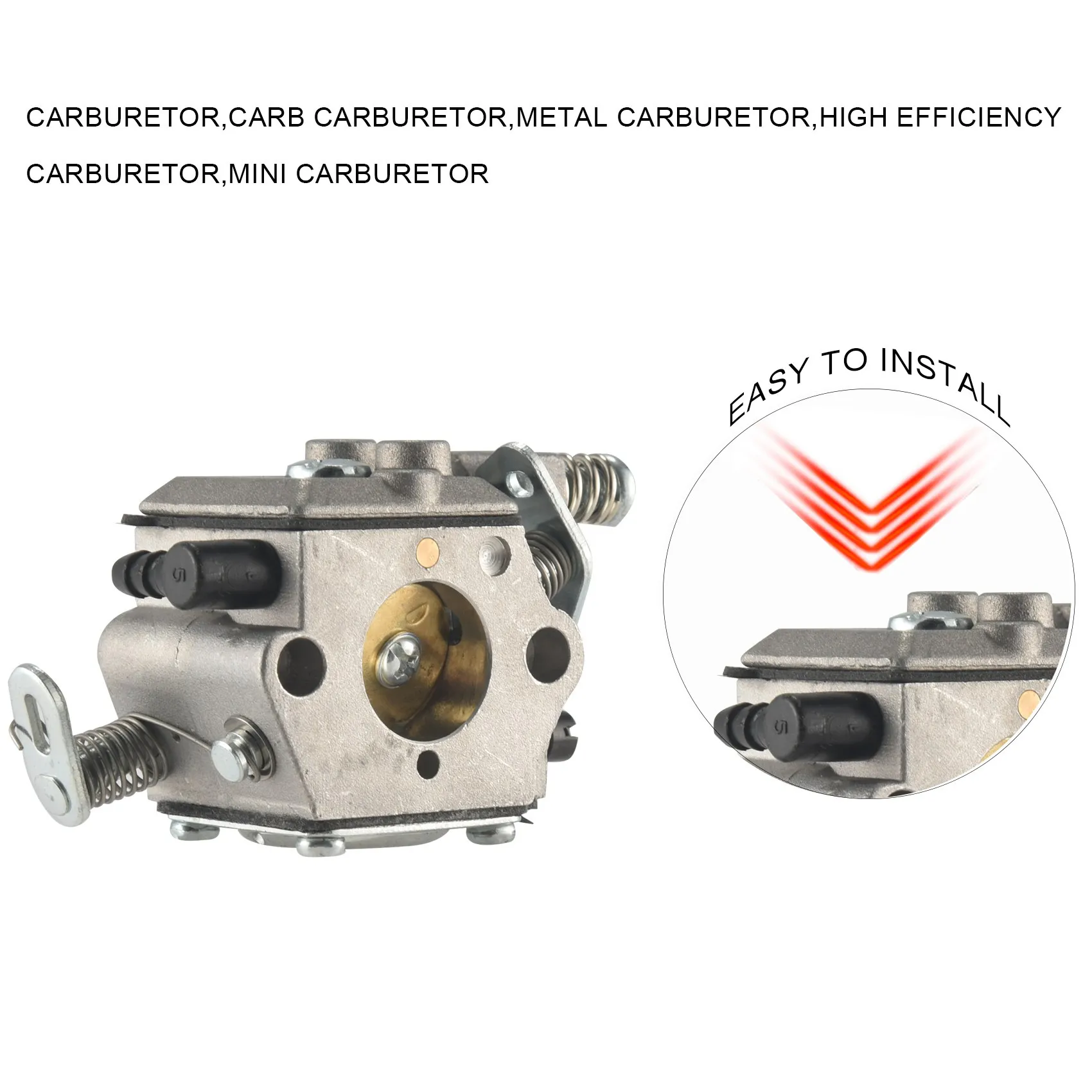 Imagem -03 - Carburador para Motosserra Stihl Walbro Substituição Prata Carb 025 023 021 Ms250 Ms230 Zama