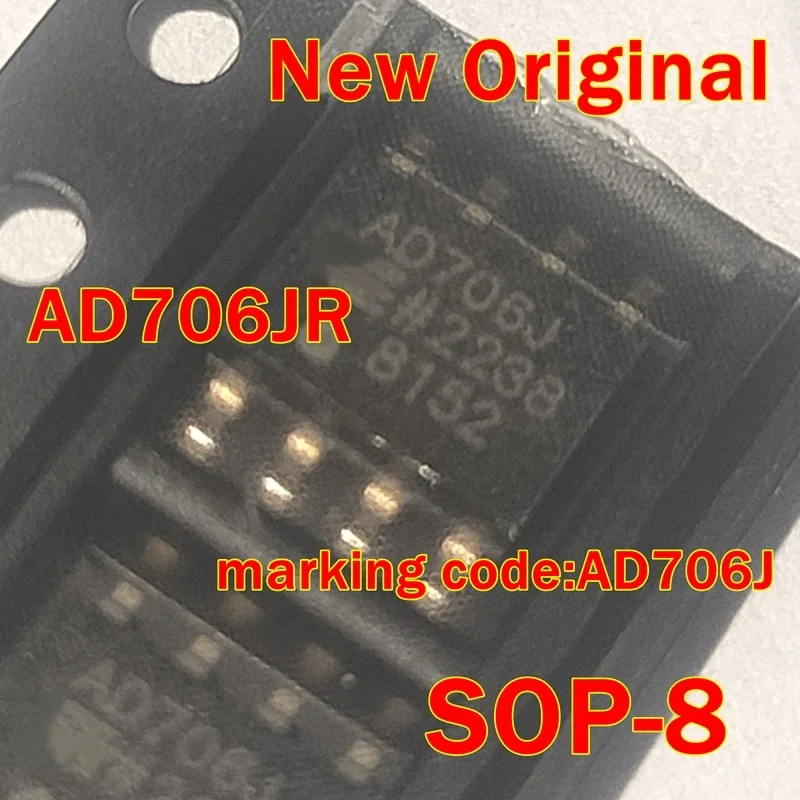 

1pcs to 100pcs AD706JRZ AD706JR SOP-8 New Original marking code:AD706J Dual Picoampere Input Current Bipolar Op Amp