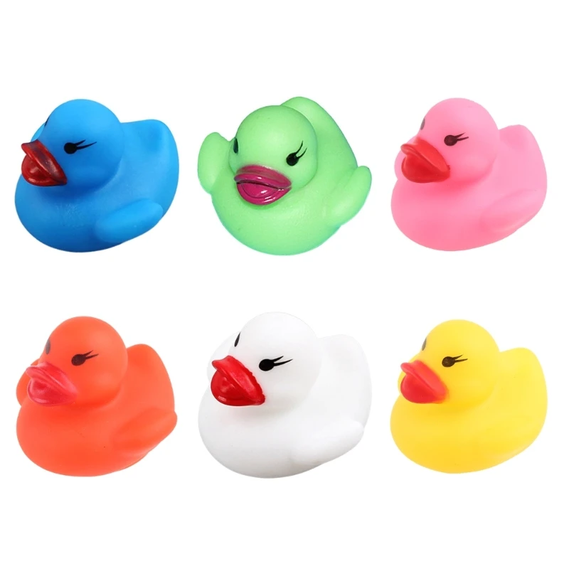 Pato flotante para bañera, juguete para Baby Shower, pato nadador, juguete luminoso, regalo para niños