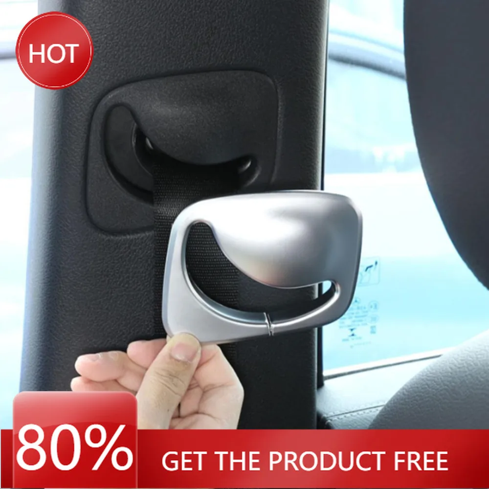 

Чехлы на руль из АБС-пластика, автомобильный ремень безопасности, пряжка, регулируемый зажим, комплект накладки для Mercedes-Benz B class B180 W247 2020-23 Au