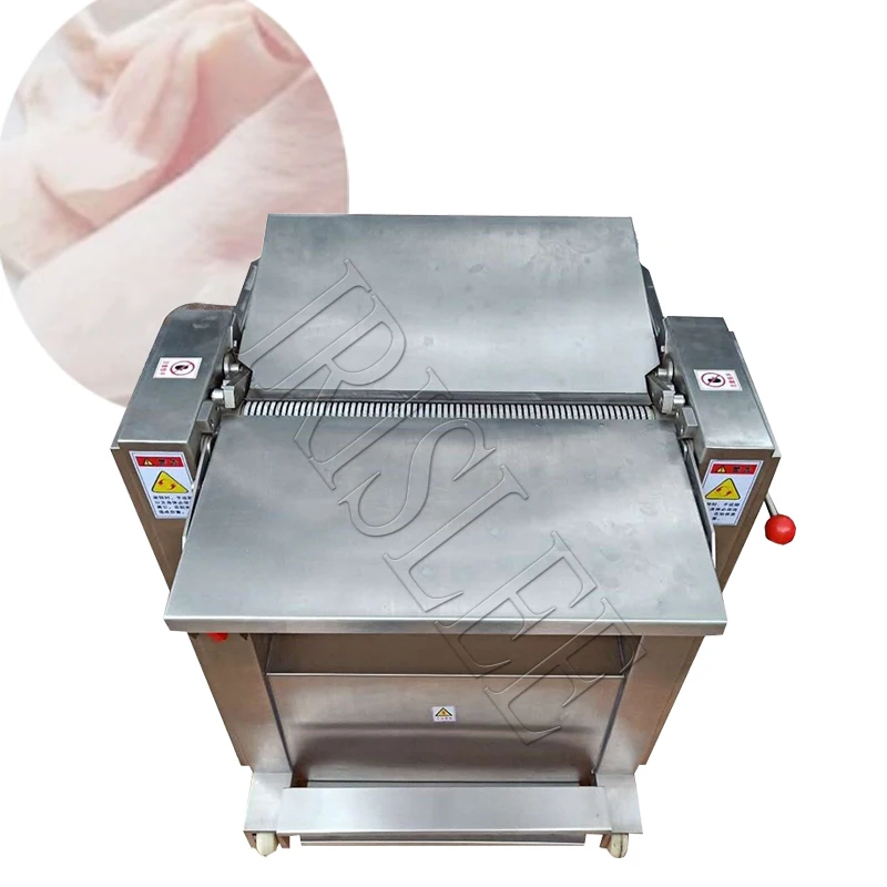 China Suppliers Pork Skin Cutting Removing Peel Peeling Processing Machine