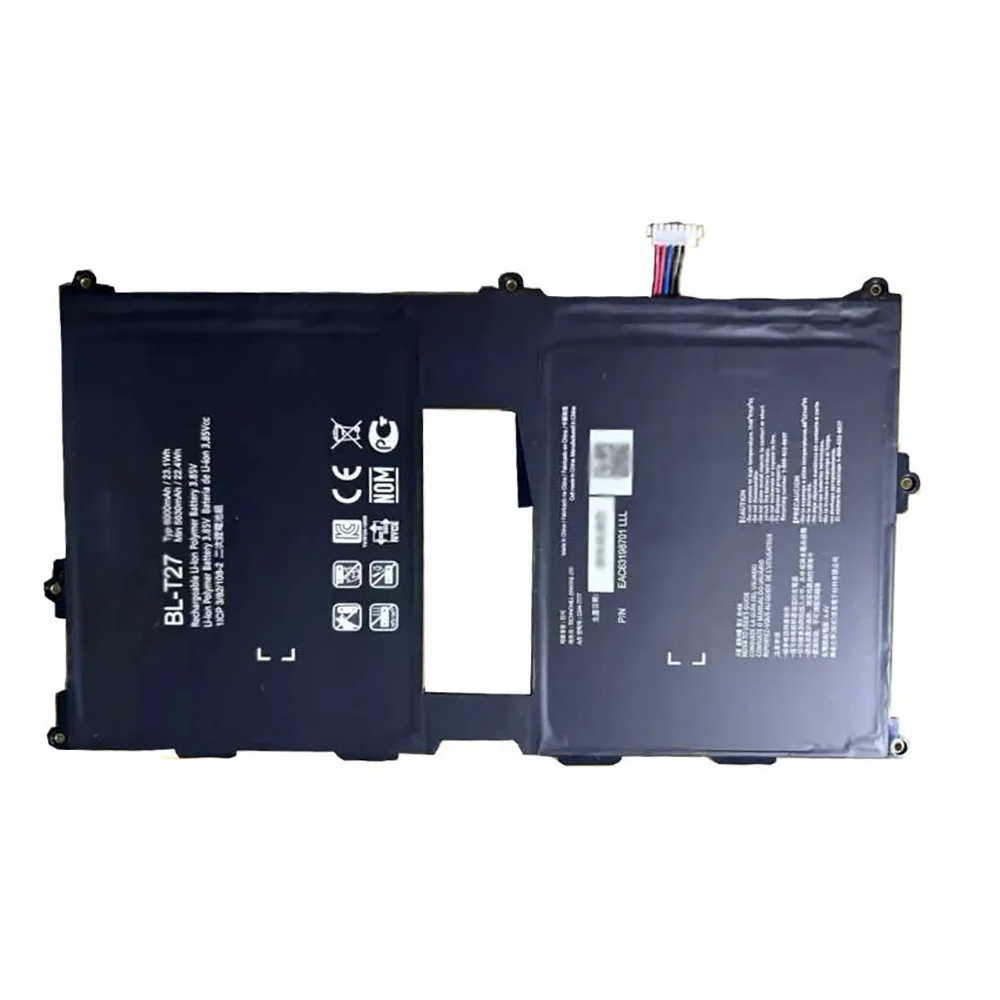 

Tablet Battery For LG BL-T27 EAC63198701 / UK-750 UK 750 / G PAD X II 10.1in 3.85V 6000mAh 23.1Wh New