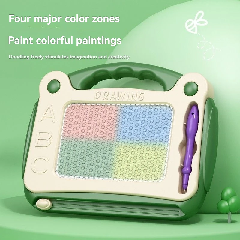 Kleurrijk magnetisch tekenbord voor kinderen, opnieuw uitwisbaar graffiti-schrijfbord, educatief speelgoed voor kleuters en meisjes