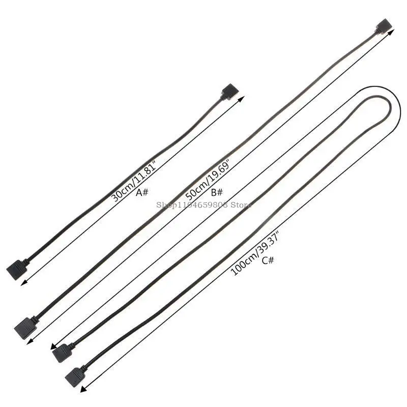 5V 3PIN RGB Connector Hub Hub Computer Motherboard Extension Cable