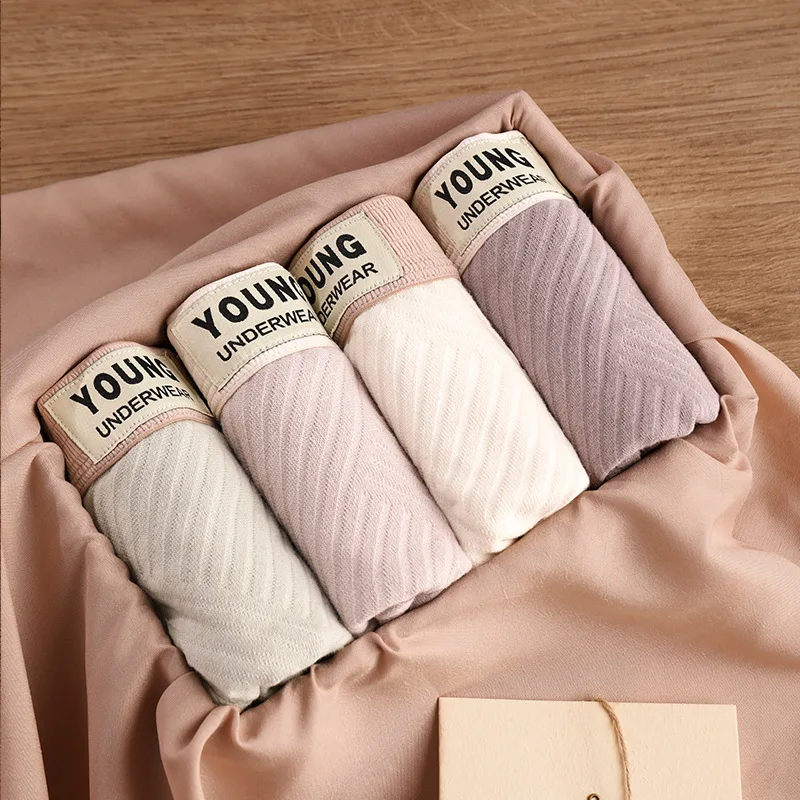 

Новые мужские трусы-боксеры из чистого хлопка больших размеров, с текстурой в японском стиле, средней посадки, для молодежи