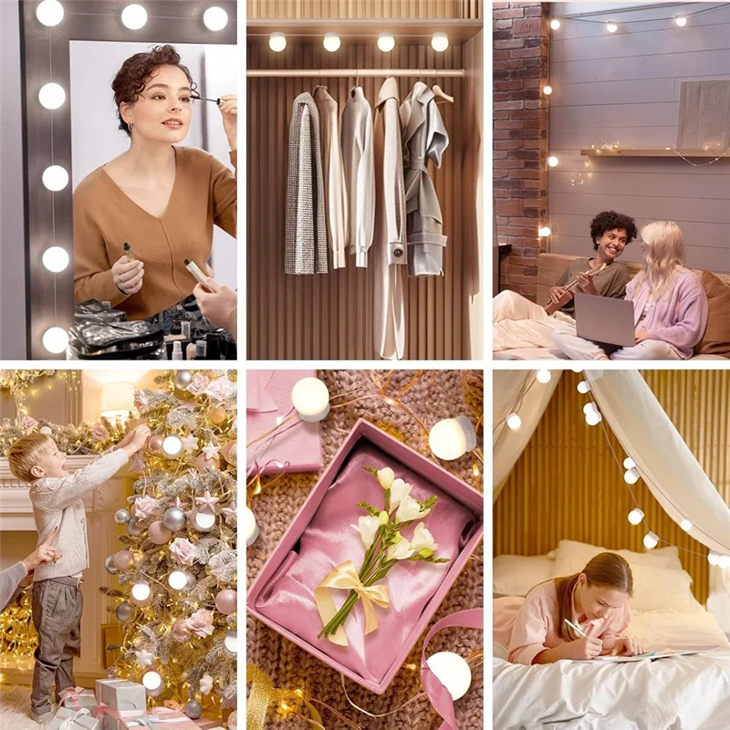 SOFT-14 Dimmable Bulbs LED Vanity Mirror Lights With 10 Brightness Levels Adjustable Vanity Lights For Mirror