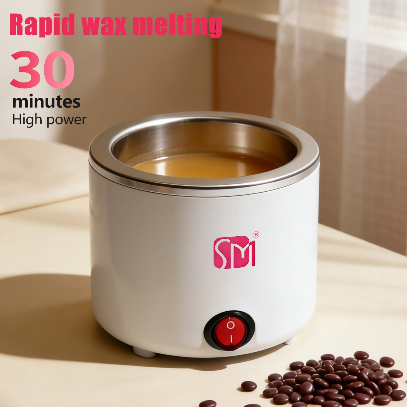 LULAA ​​​Waxing Wax Warmer for Hair Removal  Quick Heating wax Melt Warmer Easy to Use at Home Waxing Kit for Women Use