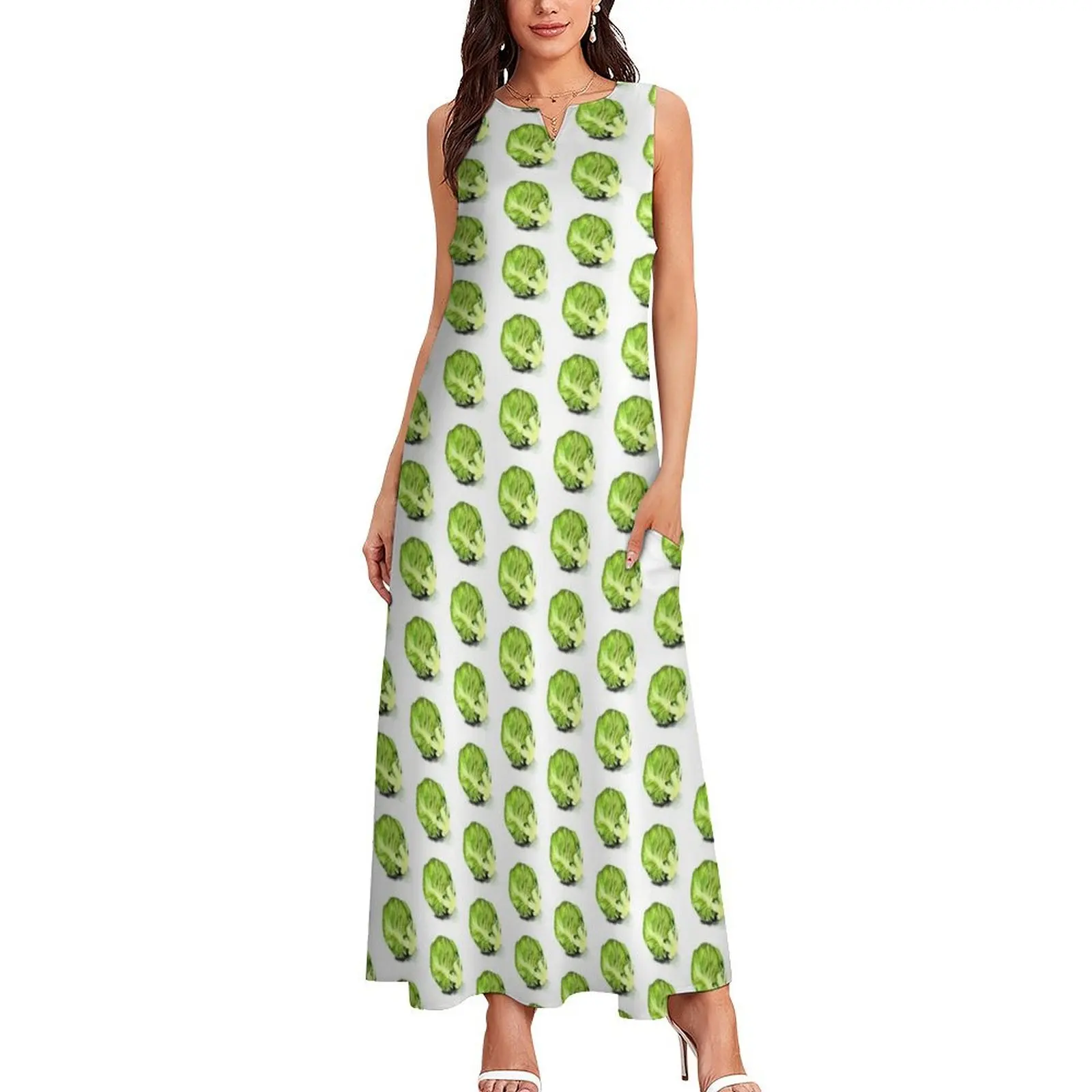 Its Just a Sprout! Long Dress Elegant gown Women dresses summer Long dress Clothing female