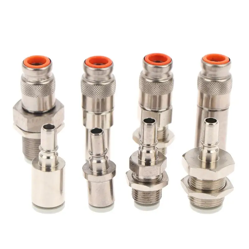 One Way Tracheal Quick Connector PU Pipe Joint KK2P KK2S 04H 06H 04E 06E High Strength Solution for Automation Lines