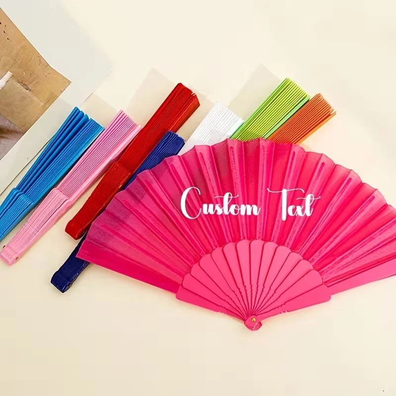 18 Sets Include (18 Fans + 18 Mesh Bags + 18 Cards) Personalized Colorful Fans, Customized Name Art Fonts, Customize Your Own Unique Fan, Perfect as a Thoughtful Gift for Yourself, Friends, Family, Mom and Dad, the Best Choice for Mother's Day, Father's Day, Christmas, Birthday, and Wedding Gifts