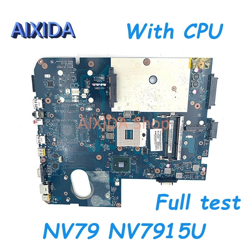 

AIXIDA MBWHH02001 MB.WHH02.001 NAYF0 LA-5881P main board For Gateway NV79 NV7915U laptop motherboard HM55 DDR3 free CPU