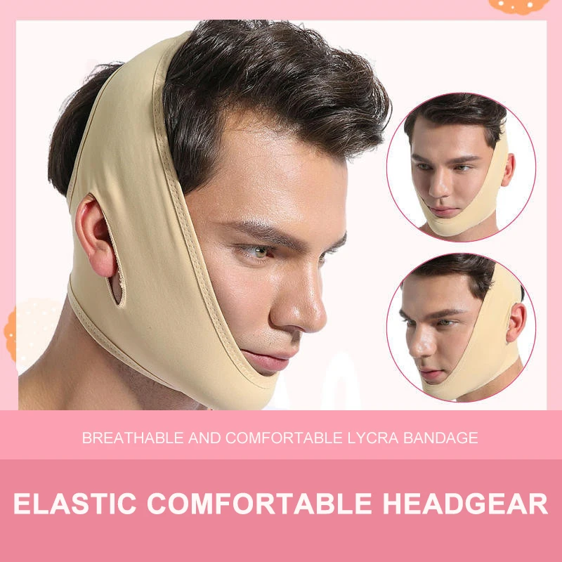 Double Chin Face Mask Facial Thin Face Mask Slimming Bandage Skin Care Belt Shape Lift Reduce Face Thining Slimmer for Men Women