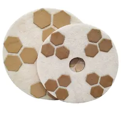 17 Inch 430MM Marble Floor Polishing Wheel Granite Concrete Sponge Polishing Pad Diamond Fiber Polishing Pad For Floor Renewing