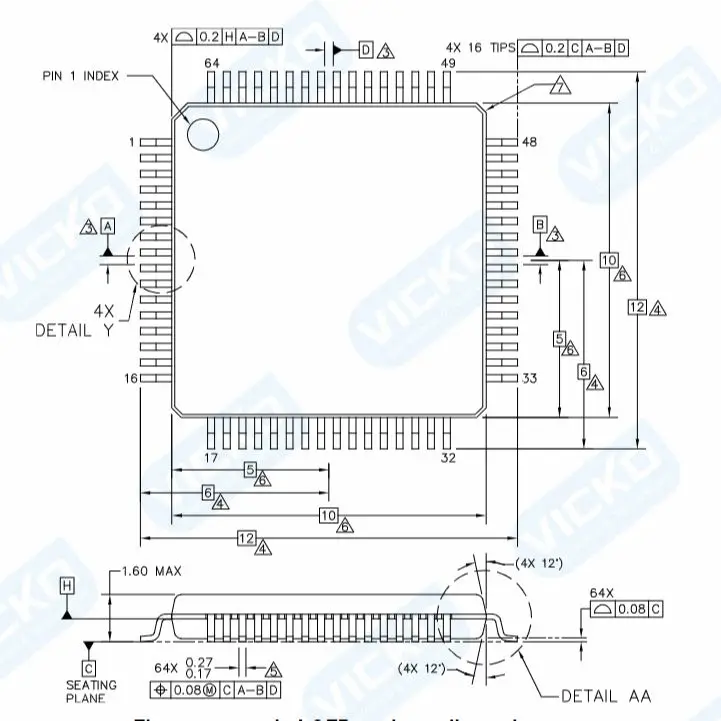 

5pcs/lot MKE16F256VLL16 LQFP100 QFP