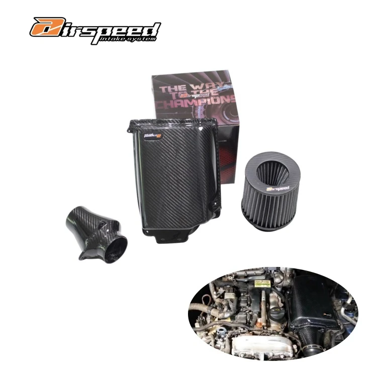 

100% Dry Carbon Fiber High Performance Air Filter Air Intake System Car Engine Accessories For infiniti Q50 Q60 274A 2.0T