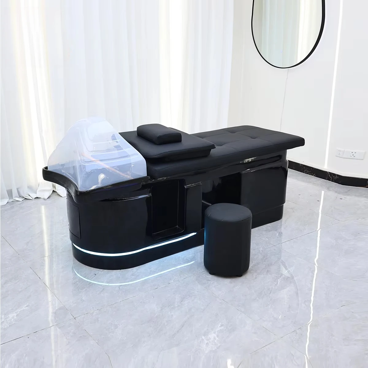 

Head Spa Sink Head Therapy Massage Shampoo Bed With Steam SPA Head Water Therapy Thai Massage Shampoo Chair
