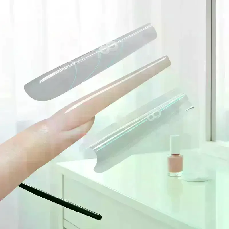 240 szt. Maseczek do paznokci typu sandwich, szybkie przedłużanie, bez papieru, tacka, kryształowa terapia światłem, bez konieczności budowania form, ekskluzywne dla salonów paznokci.