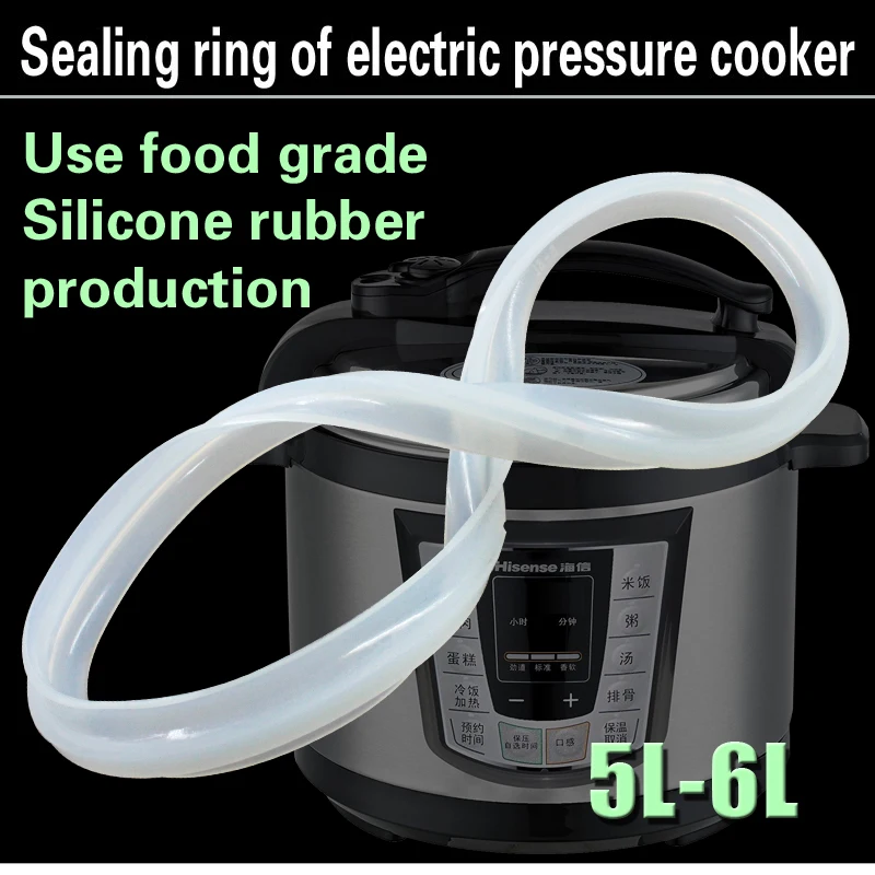 5-6L electric pressure cooker seal ring pressure cooker accessories silicone ring pressure cooker pot ring