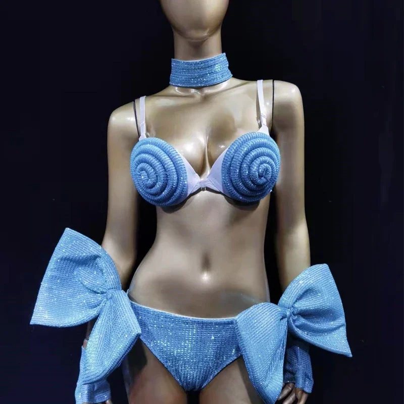 

Сексуальное бикини, костюм для танца на пилоне, милые парики с блестками, джазовая одежда, бар, ночной клуб, DJ, рейв-наряд, одежда для выступлений на сцене