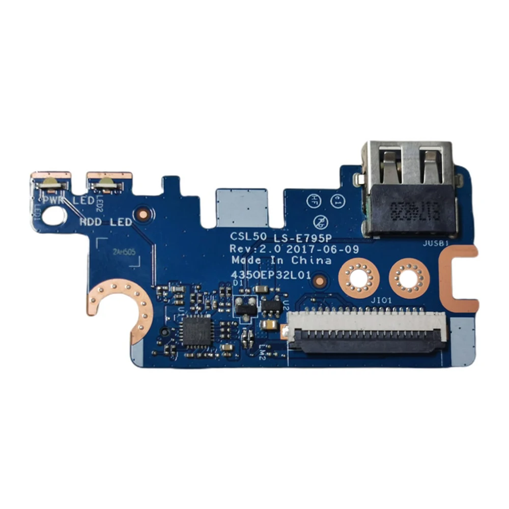 정품 노트북 카드 리더 USB 보드, HP 15-BS 15-BW 250 G6 255 G6 TPN-C129 TPN-C130 LS-E795P 테스트 완료